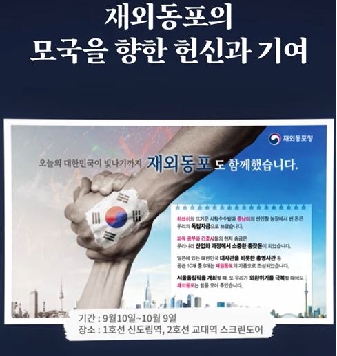 재외동포의 모국을 향한 헌신과 기여 